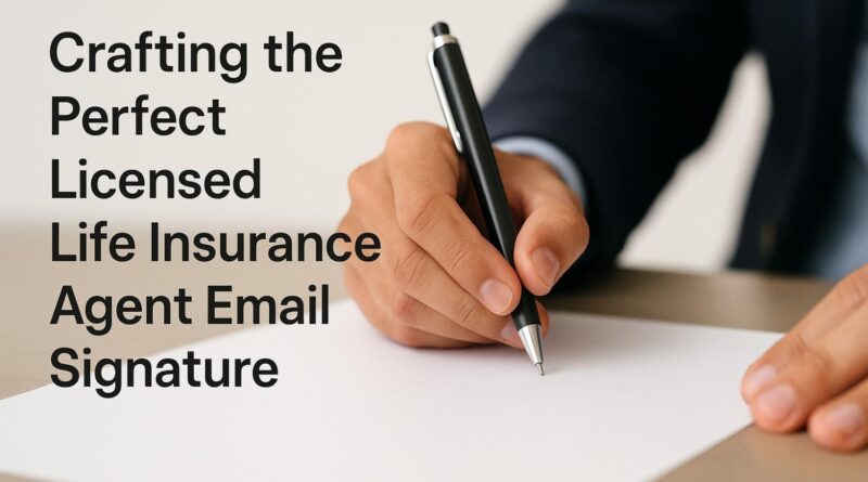 Insurance Agent Email Signature